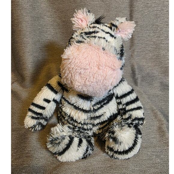 Zebra WARMIES Full Size 13" Microwavable Plush Stuffed Animals Soft & Cuddly - Picture 1 of 5